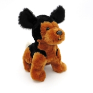 Sport plush dog side angle