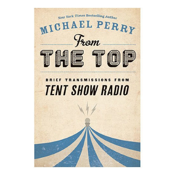 From the Top book cover with tan background and light blue tent