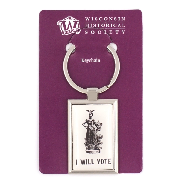 I Will Vote Key Chain