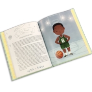 Little Legends: Exceptional Men in Black History open page with Bill Russell