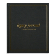 Duncan & Stone Legacy Journal Cover- Black with gold lettering